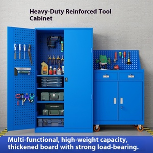 Armoire de rangement robuste pour outils avec serrure électronique à code, option OEM, capacité 300 kg, garantie 3 ans, pour atelier, <span class=keywords><strong>garage</strong></span>, sous-sol - Product Image 4