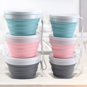 กล่องอาหารกลางวันซิลิโคนพับได้กล่องเก็บอาหารกล่องอาหารกลางวัน - Product Image 5