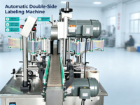 Machine d'étiquetage automatique pour bouteilles rondes et carrées 0-50 ° Adaptation à la température ambiante