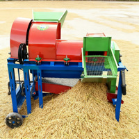 Décortiqueur de maïs pour l'Afrique Batteuse de riz Batteuse de maïs pour agriculteurs