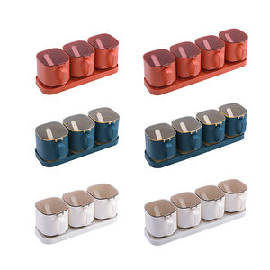 ชุดกล่องเครื่องปรุงในครัว,กล่องเก็บของในครัวเรือนโหลเครื่องปรุง <span class=keywords><strong>Msg</strong></span> และเกลือปั่นโถปรุงรส - Product Image 6