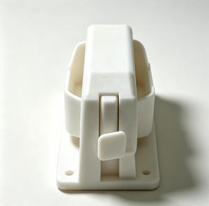 Composant de prototypage rapide imprimé en 3D en plastique ABS blanc pour usage industriel personnalisé - Product Image 3