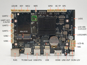 ทั้งหมดในหนึ่งเมนบอร์ดร็อคชิป PX30 Quad Core LVDS แขนฝังตัวเมนบอร์ด Android - Product Image 4