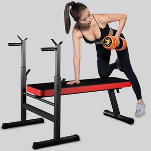 CZFIT Banc de musculation pliable 6-en-1 de 900 lb avec support de squat, rack de curls et extension de jambe pour salle de sport à domicile - Product Image 5