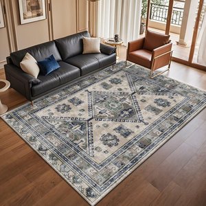 Tappeto Persiano Lavabile, Arredo Casa, Grandi <span class=keywords><strong>Tappeti</strong></span> Antiscivolo <span class=keywords><strong>Lavabili</strong></span> <span class=keywords><strong>in</strong></span> <span class=keywords><strong>Lavatrice</strong></span>, Tappeto <span class=keywords><strong>in</strong></span> Poliestere <span class=keywords><strong>per</strong></span> <span class=keywords><strong>Soggiorno</strong></span> - Product Image 2