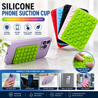 Nouveau support de téléphone pliable en silicone flexible avec plaque en aluminium, pliable à volonté, universel pour tablette et ordinateur portable