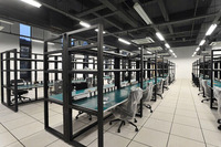 Banc de travail électronique multifonctionnel Leenol, OEM personnalisé, antistatique, réglable, table de travail ESD, banc de travail étendu