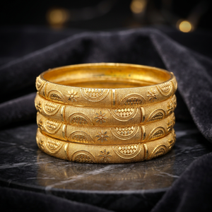 กำไลข้อมือชุบทองย้อมสีแบบดั้งเดิมเครื่องประดับกำไลแฟชั่นกำไลทองทองเหลืองย้อมสีทองเครื่องประดับที่เต็มไปด้วย joyeria - Product Image 4