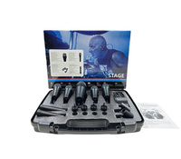 Kit de micros pour batterie E900 7 tambours, étui en plastique, E906 E904 E902, enregistrement filaire, micro de scène pour batterie, kit de micros pour instruments de basse, micros pour batterie
