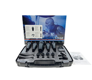 Kit de Micrófonos para Batería E900 de 7 Piezas con Estuche de Plástico <span class=keywords><strong>E906</strong></span> E904 E902, Micrófono de Batería con Cable para Grabación en Escenario, Kit de Micrófonos para Instrumentos de Batería - Product Image 5