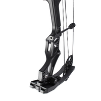 Arc à poulies de chasse M128 en aluminium usiné CNC, arc composé réglable 30-70lbs pour tir en extérieur