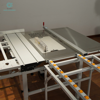 WJ480 Scie à panneaux pliante portable pour machines à bois Scie à table coulissante avec moteur CNC Lame de broche