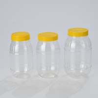 Emballage du fabricant, bouteille en plastique avec couvercle transparent pour le stockage du lait, du sucre, production actuelle de moules à bonbons en gelée