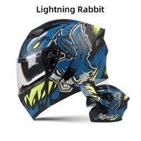 Vente chaude casque intégral antichute coupe-vent Sport vélo moto ABS équitation modulaire moto casque de course
