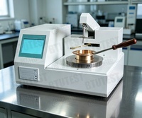 Analizador de Punto de Inflamación Automático de Copa Abierta, Estándar ASTM D92 ISO, Pantalla Táctil de 8 Pulgadas, Modos de Encendido Dual, Almacenamiento de Datos por Bluetooth