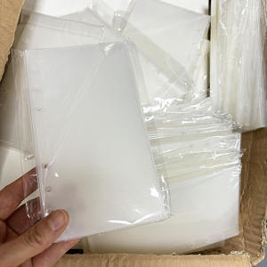 <span class=keywords><strong>Copertina</strong></span> per <span class=keywords><strong>Quaderno</strong></span>/Agenda A6 in PP Trasparente Bianco con 80 <span class=keywords><strong>Fogli</strong></span> a <span class=keywords><strong>Fogli</strong></span> Mobili per Organizzazione e Pianificazione Creativa del Budget - Product Image 4