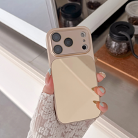 Étui de téléphone effet miroir pour iPhone 18Pro 17, 16, 15, 14, 13, 12, 11Pro Plus, étui de téléphone anti-chute