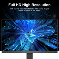 KOORUI Monitor bisnis 27 inci, monitor pc Full HD (1920x1080), monitor komputer 100Hz, tampilan desktop 2 speaker bawaan