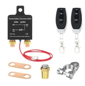 Interruttore Remoto <span class=keywords><strong>per</strong></span> Batteria 12V 24V 250A, Interruttore di Spegnimento <span class=keywords><strong>Auto</strong></span> Antifurto <span class=keywords><strong>con</strong></span> <span class=keywords><strong>Telecomando</strong></span>, Relè <span class=keywords><strong>con</strong></span> 2 Chiavi <span class=keywords><strong>per</strong></span> <span class=keywords><strong>Auto</strong></span> e Camion - Product Image 3