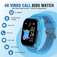 Montre connectée pour enfants US Version LT50, réseau 4G, GPS, WIFI, localisation LBS, appel vidéo, chat vocal, clôture géographique, étanche IP67, grand écran