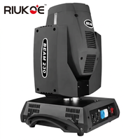 Projecteur LED mobile 230W 7R RGBW avec double prisme et contrôle DMX512, indice de protection IP20, pour scène, discothèque, DJ, livré avec flight case