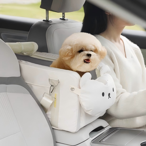 Asiento de Coche para Perro, Bonito y Ligero, de Nailon, Transportín para Mascotas, Cama Portátil y Cómoda para Viajes al Aire Libre - Product Image 2
