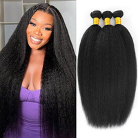 Mèches de cheveux humains pré-bouclées Deep Wave pour tresses bohèmes au crochet, bouclées, avec nœuds miracle, fabrication en usine, fournisseur