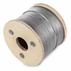 304 1*19 stainless wire rope AISI /ASTM cable Anti-twisting Yongrui 19*7 s Anti-rotation Rigging Cordage