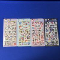 Pegatinas de Epoxi 3D con Diseño de Kimono Japonés, Pegatinas de Burbuja Kawaii para Álbumes de Recortes, Decoración de Tarjetas Kpop