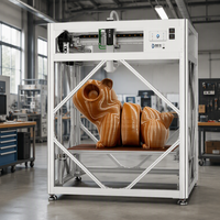 Imprimante 3D industrielle intelligente à granulés AI, machine d'impression FGF grand format avec nivellement automatique pour modèles de sculpture