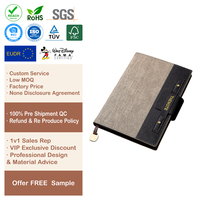 Carnet de croquis de luxe personnalisé en cuir, carnet de voyage, carnet de notes pour fournitures de marque d'entreprise
