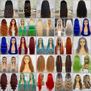 Wig renda Frontal Hd tanpa lem Full Hd Lace Wig, kutikula straightener rambut manusia Indian mentah Wig, Remy 100% Full renda Wig manusia