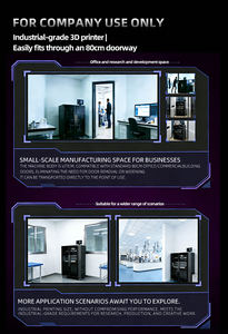 Mesin <span class=keywords><strong>Printer</strong></span> <span class=keywords><strong>3D</strong></span> otomatis kelas industri, <span class=keywords><strong>FDM</strong></span> Format besar dukungan PLA profesional USB/WiFi kecepatan tinggi 1 tahun - Product Image 6