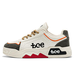 Tce – chaussures de basket-ball décontractées pour hommes, semelle épaisse, à lacets, bout rond, tendance, baskets de marche toutes saisons - Product Image 5