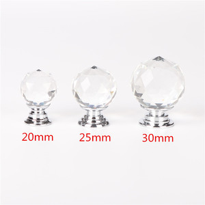 40mm Prism Transparent Inlaid Diamond Modern <b>Kitchen</b> Dresser Furniture Handle - Product Image 2
