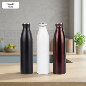 Stainless Steel Premium Vacuum Insulated <b>Water</b> <b>Bottle</b> 500ml Double Wall Leak Proof Thermos Flask 12-24 Hours Heat Retention for - Product Image 2