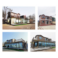 Fabricant chinois de villas préfabriquées en acier léger pour l'extérieur, bâtiment de conteneurs de 20 pieds et 40 pieds, hôtel, salle de bain, école modulaire, hôpital, centre commercial