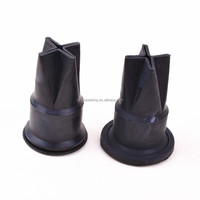 Sanshi meilleure vente bouchon de trou en caoutchouc à joint personnalisé plusieurs matériaux bouchon en caoutchouc de silicone en forme de T motifs carrés EPDM NBR