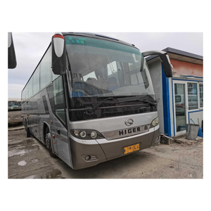 50% de Descuento, Envío Gratuito, Autobús de Transporte HIGER KLQ6125 de Segunda Mano, 53 Asientos, Euro 3, Diésel, Transmisión Manual, Gran Oferta - Product Image 1