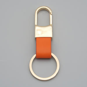 พวงกุญแจคาราบิเนอร์หนัง PU แบบสั้นของผู้ชายพวงกุญแจอัลลอย/โลหะ/เหล็กอุปกรณ์เสริมในรถยนต์สายคล้อง - Product Image 4