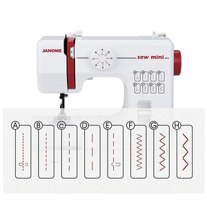 Janome Sew Mini Electric Sewing Machine 525 Tabletop Home Use Official Standard Equipment Plastic - Product Image 4