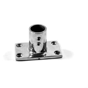 ISURE MARINE 316 acciaio inossidabile 90 gradi raccordo per corrimano per barche <span class=keywords><strong>Base</strong></span> rettangolare per tubo 1 "25mm di diametro - Product Image 2