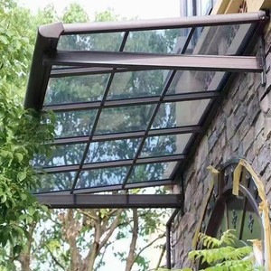 40*60 Aluminum Frame Window Door Polycarbonate PC Rain Awnings <strong>Canopy</strong> Price for <strong>Porch</strong> Awning - Product Image 5