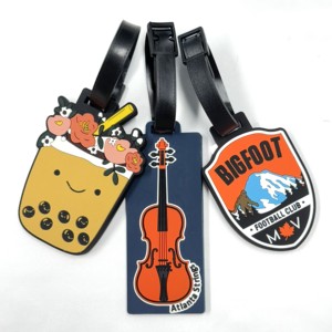 Etichetta per Bagagli in PVC Scintillante con <span class=keywords><strong>Stampe</strong></span> Animali, Cinturino alla Moda Personalizzato in Rilievo per Scatole di Materiali Artistici ed Etichette per <span class=keywords><strong>Artisti</strong></span> - Product Image 5