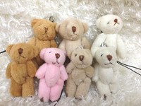 Porte-clés en peluche à prix compétitif personnalisé ours en peluche jouet en peluche pour enfants cadeau de Noël