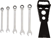 5 pièces ensemble d'outils de réparation à domicile outil à main ensemble d'outils mécaniques clé chine alliage acier combinaison étagère en plastique Ibso Odm 21*12*4 Cm