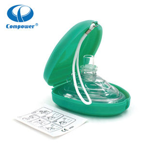 Compower Muestra Respiración libre Respiración artificial Entrenamiento Barrera Aparato Desinfección Válvula reutilizable Bolsa <span class=keywords><strong>Cpr</strong></span> Máscara - Product Image 4