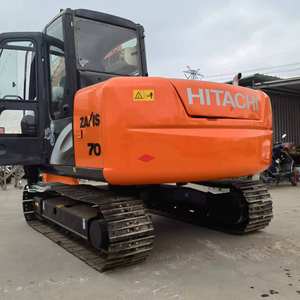 Miniexcavadora de 7 Toneladas con Cuchilla Topadora Hitachi ZX70 Usada, Excavadora Hidráulica sobre Orugas con Motor Isuzu Original, Certificado EPA CE - Product Image 3