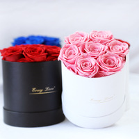 Boîte à fleurs Roses éternelles Roses conservées pour la Saint-Valentin avec le nouveau concept Rose éternelle éternelle