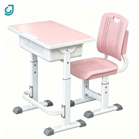 Table et chaise ergonomiques réglables JC pour étudiants, mobilier de classe scolaire, ensemble bureau et chaise pour l'étude, vente en gros